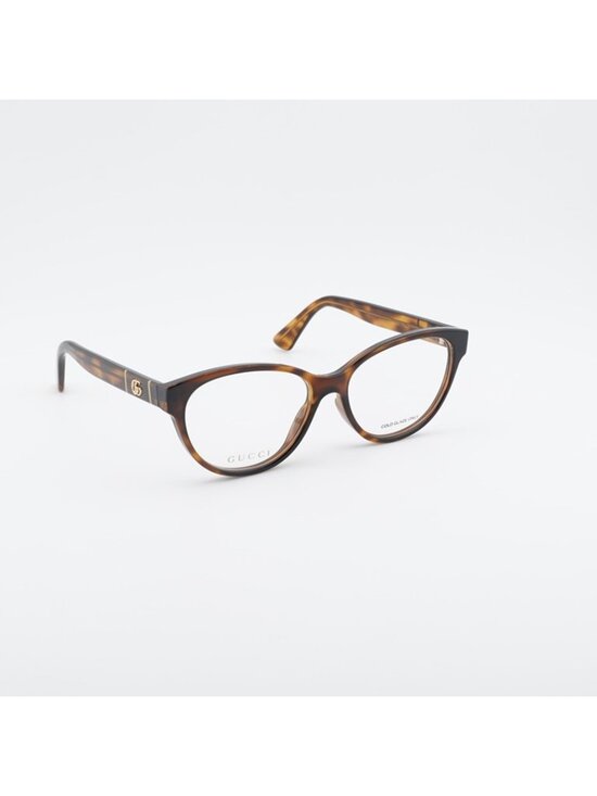 Gucci GG0633O 002 Eyeglasses Havana 54mm Oval Frame main image 10